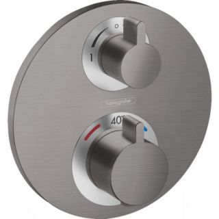 Смеситель для душа Hansgrohe Ecostat S 15758340 шлифованный черный хром